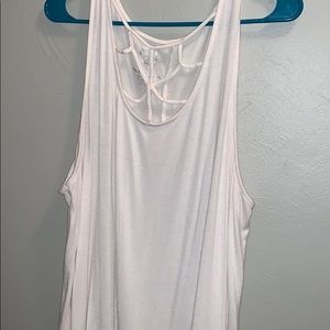 Maurice’s plus size 2 24/7 white strappy tank